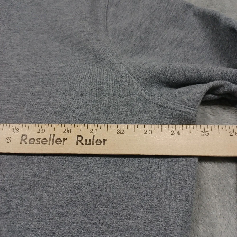 Banana Republic Sweater Mens XL Gray 1/4‎ Zip Hooded Preppy Casual